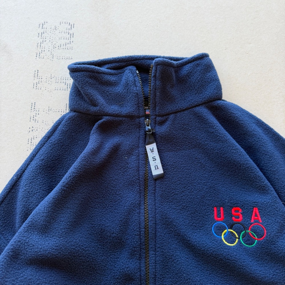 Vintage‎ USA Olympics Fleece Full Zip